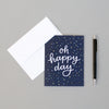 Perfect multi-purpose greeting card—oh happy day! By Em Dash Paper Co.