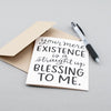 Em Dash Paper Co. hand lettered greeting card. 